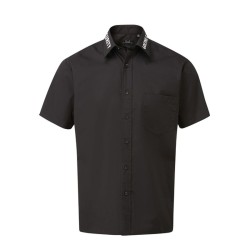 Hemd Kurzarm Schwarz Goethe...