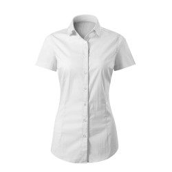 Damen Bluse Kurzarm weiß
