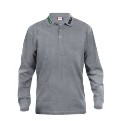 Polo Langarm Fendt Grau