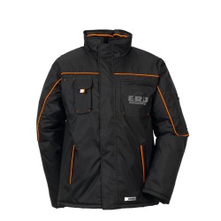 Winterjacke BRU schwarz/orange