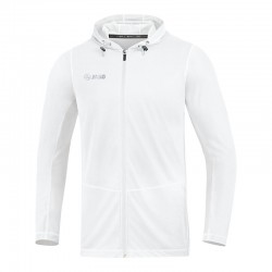 Kapuzenjacke Run 2.0 weiß